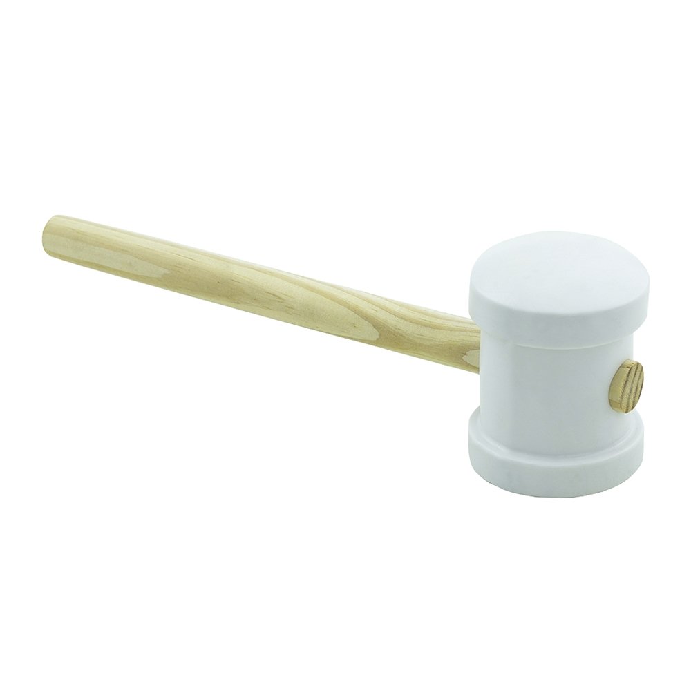 Martelo Borracha Thompson 60mm Branco - Embalagem com 6 Unidades