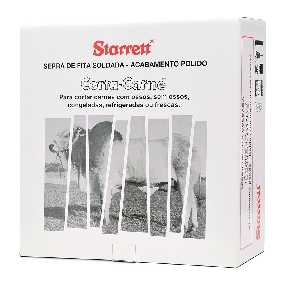 Serra Fita Starrett Mkp 16mmX6DPP Aço Carbono 2,20m - Embalagem com 5 Unidades