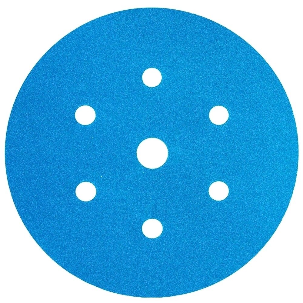 Disco Lixa Hookit Blue 3m 321u P150 152mm Com 7 Furos 50x1