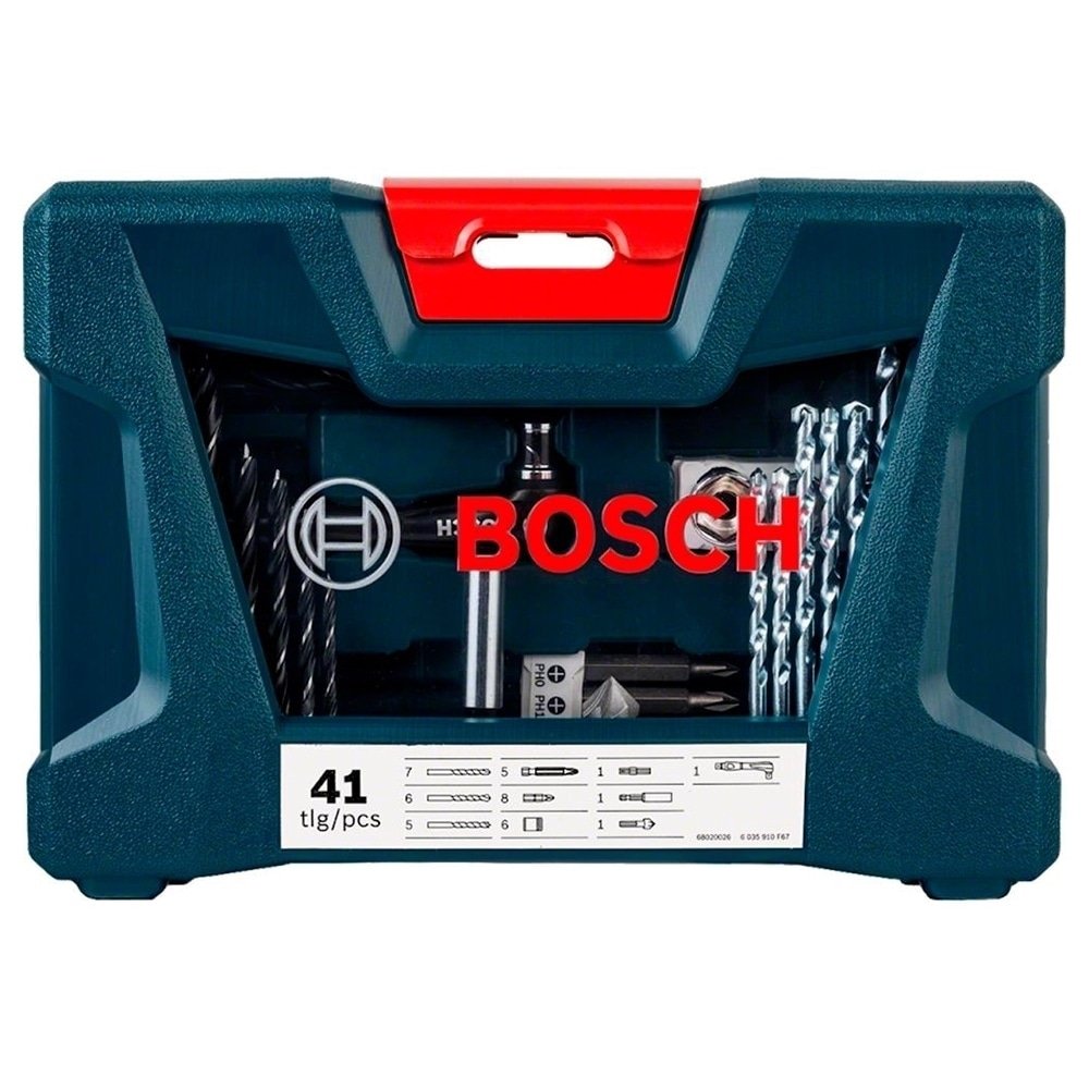 Jogo de Ferramentas Bosch V-Line 41 Peças