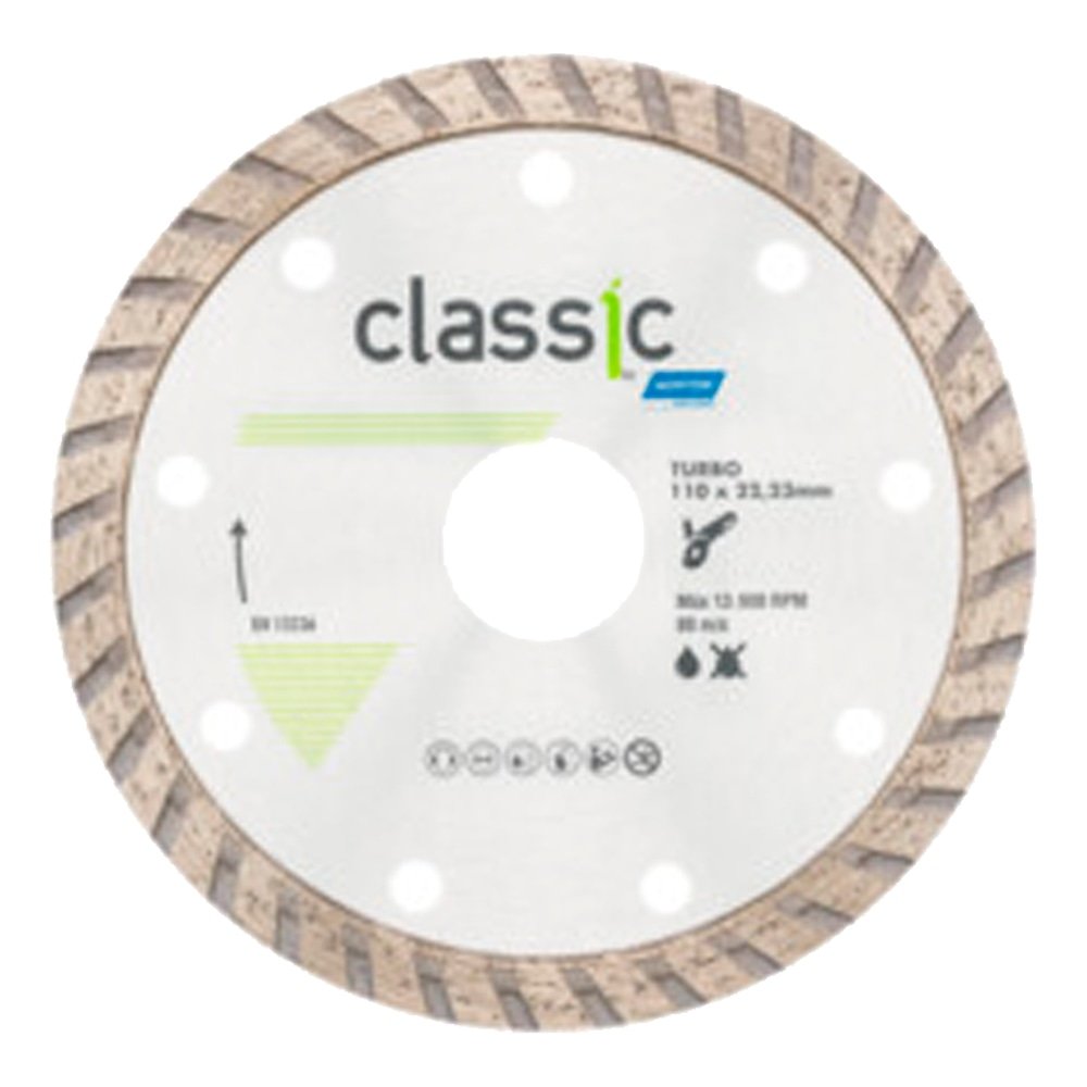 Disco Norton Diamantado Classic Turbo 110mmx22,23mm