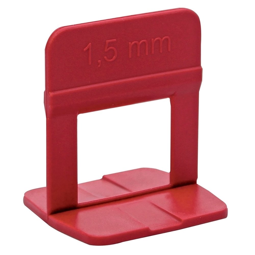 Espaçador Nivelador Cortag Eco Vermelho 1,5mm - Embalagem com 500 Unidades