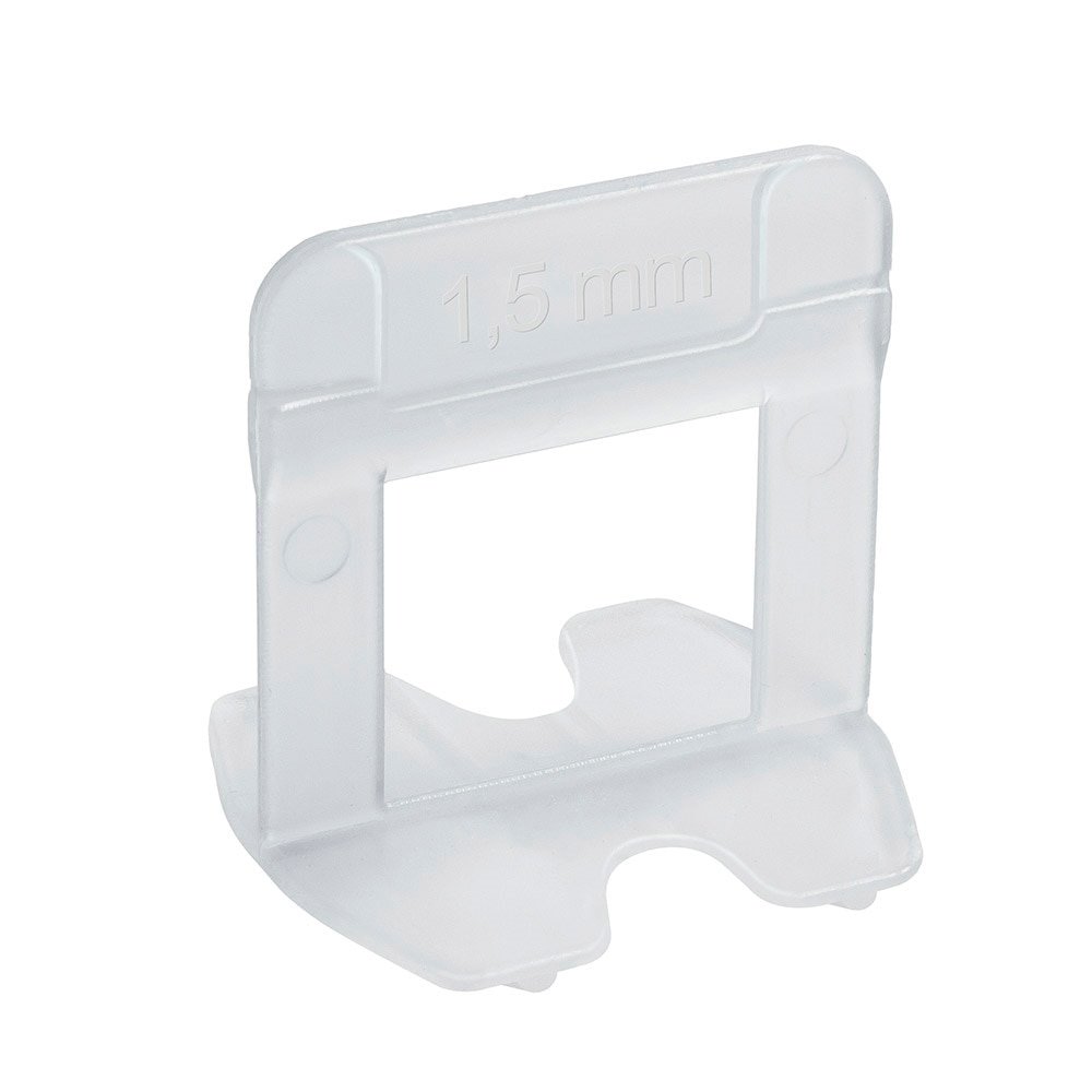 Espaçador/Nivelador para Revestimento Cortag Smart 1,5mm Transparente Embalagem com 500 Unidades