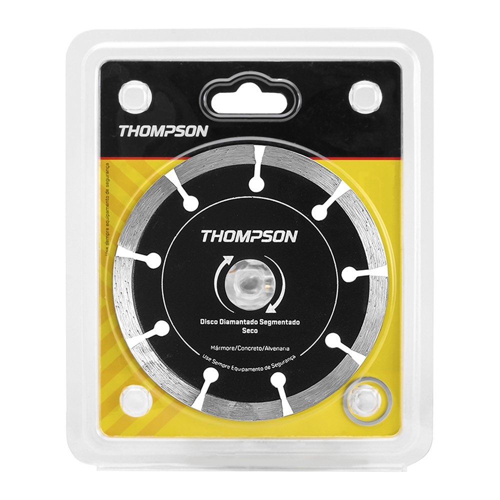 Disco Thompson Diamantado Segmentado - 180mm, 7 Polegadas