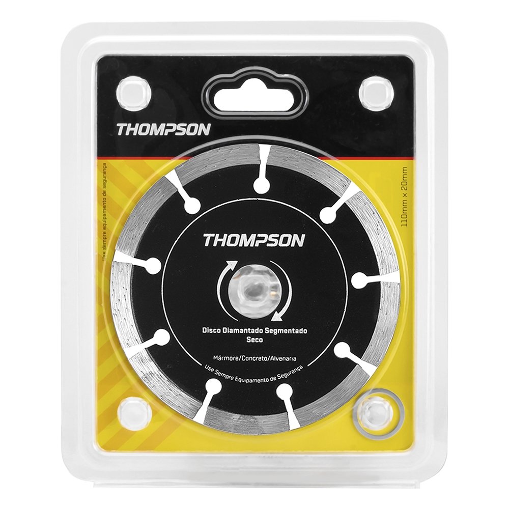 Disco Thompson Diamantado Segmentado - 230mm, 9 Polegadas