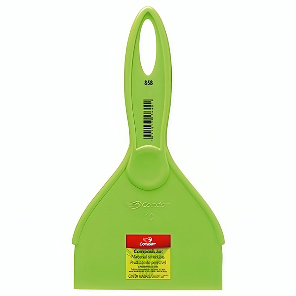 Espátula Plástica Condor Lisa 858 - 10cm Embalagem com 12 Unidades