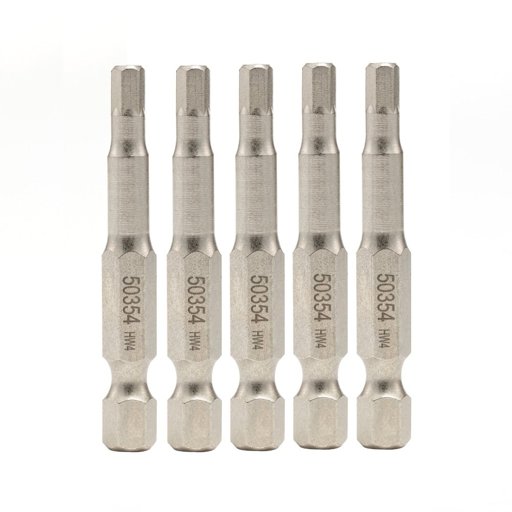 Ponta Sata Bits Hexagonal 5X50mm SM - Embalagem com 5 Unidades