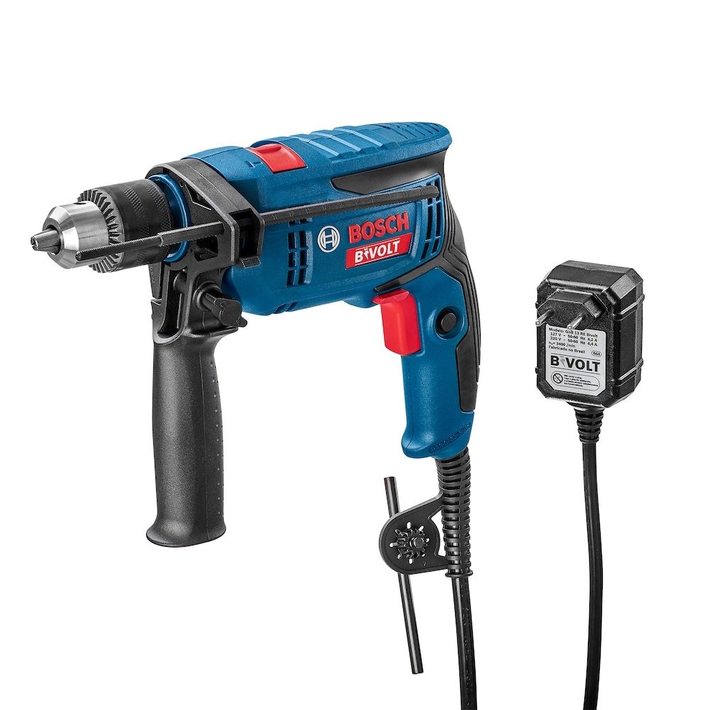 Furadeira de Impacto Bosch GSB 13 RE VVR - 750W, 3.800 RPM, Bivolt