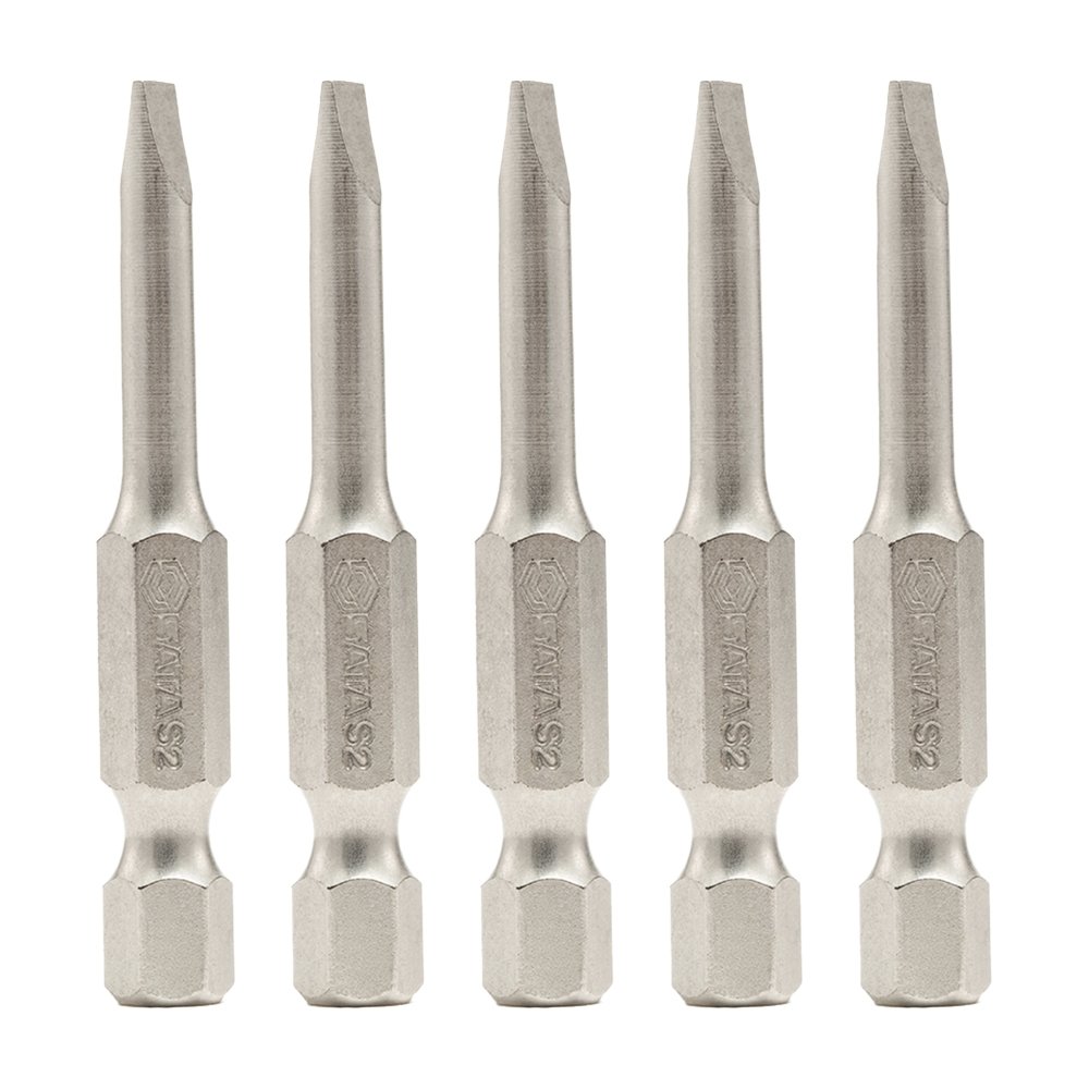 Ponta Bits Fenda Sata 1/4P 6mmx50mm SM - Embalagem com 5 Unidades