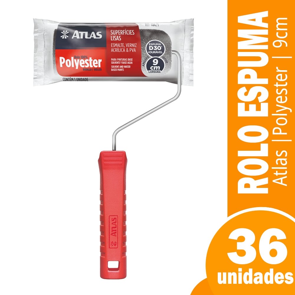 Rolo Espuma 406 9cm 36x1 - Atlas