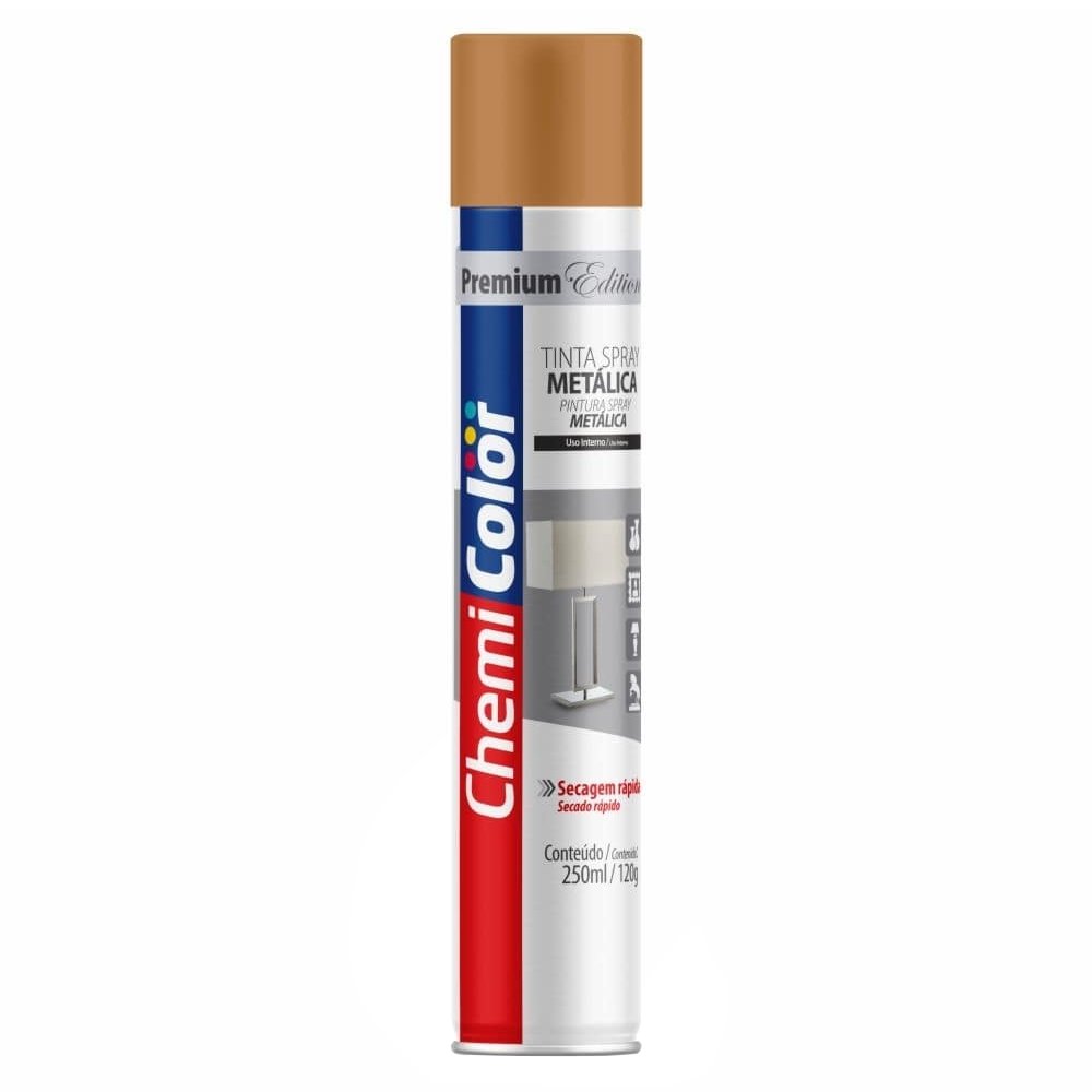 Tinta Spray Chemicolor Metálica Bronze 250ml