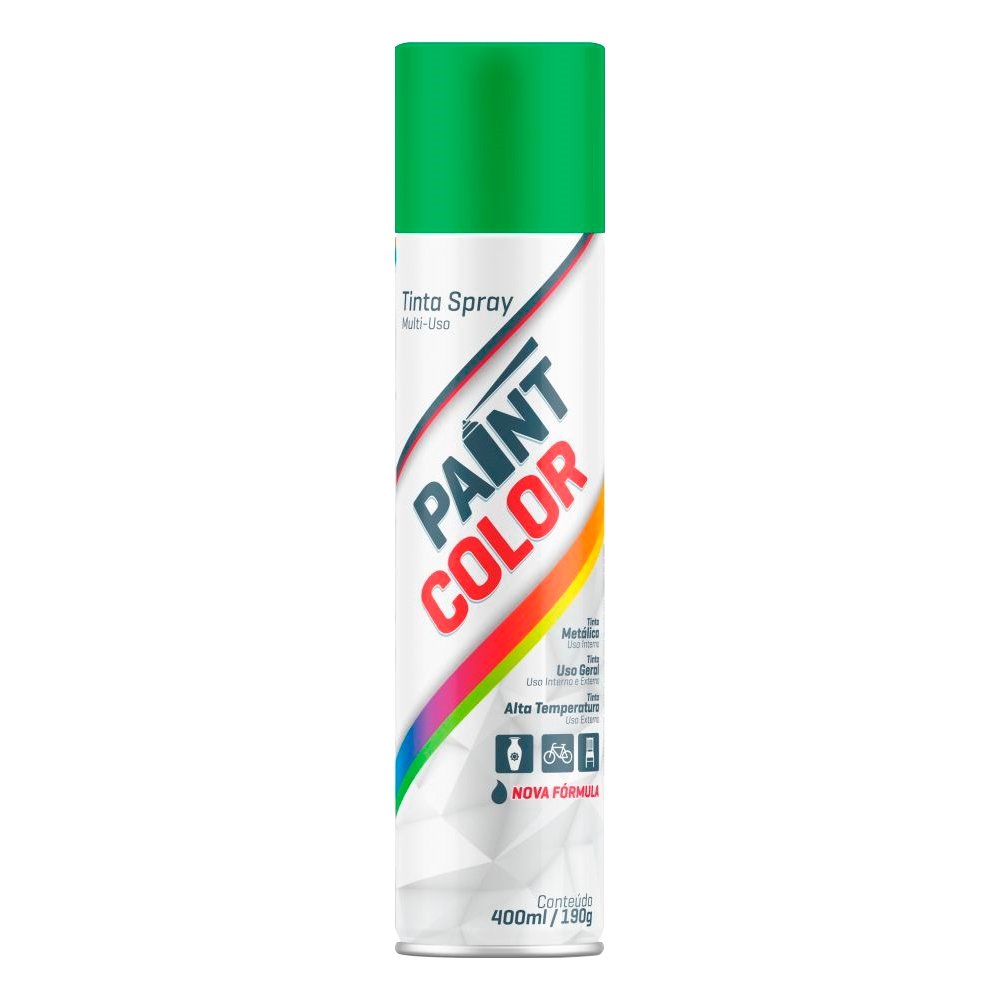 Tinta Spray Paintcolor Uso Geral Verde Claro 400ml