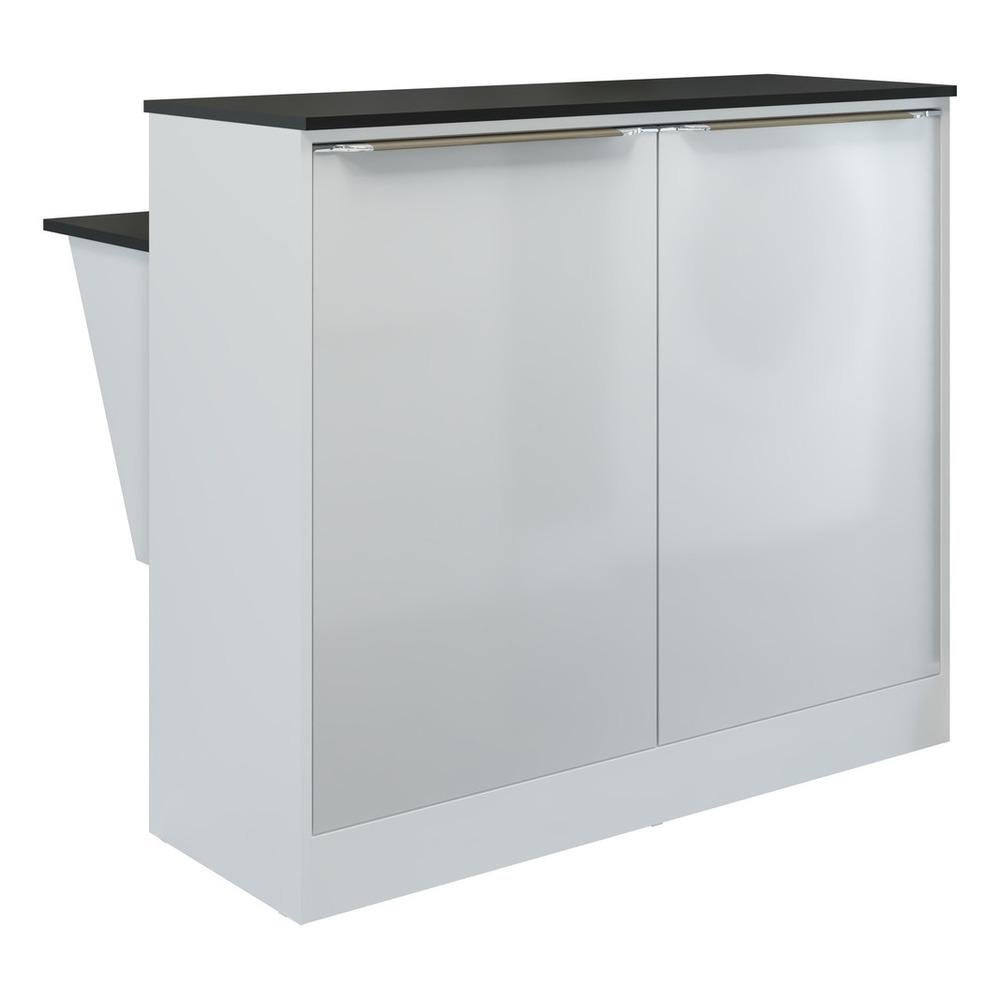 Bancada Balcao/Mesa Cozinha Multimoveis 5484 Branca