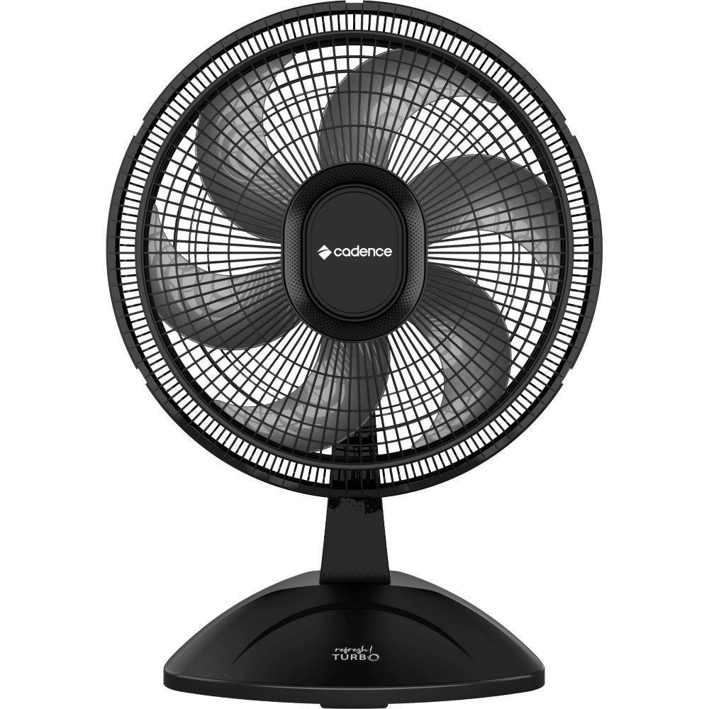 Ventilador de Mesa Cadence VTR410 Refresh Turbo Pro 6 Pas 3 Velocidades Preto 220V