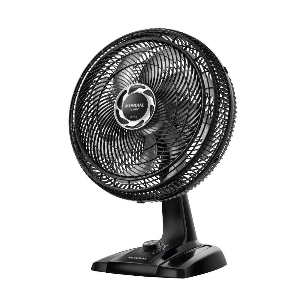 Ventilador de Mesa Mondial NVT-40-8P-B TURBO 40CM 8 Pas Preto 127V 3798-01