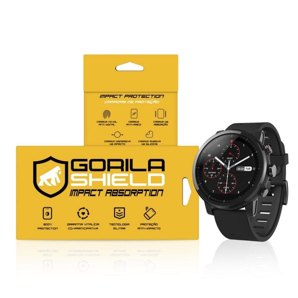 Pelicula de Nano Gel Dupla para Relogio Xiaomi Amazfit Stratos - Gorila Shield