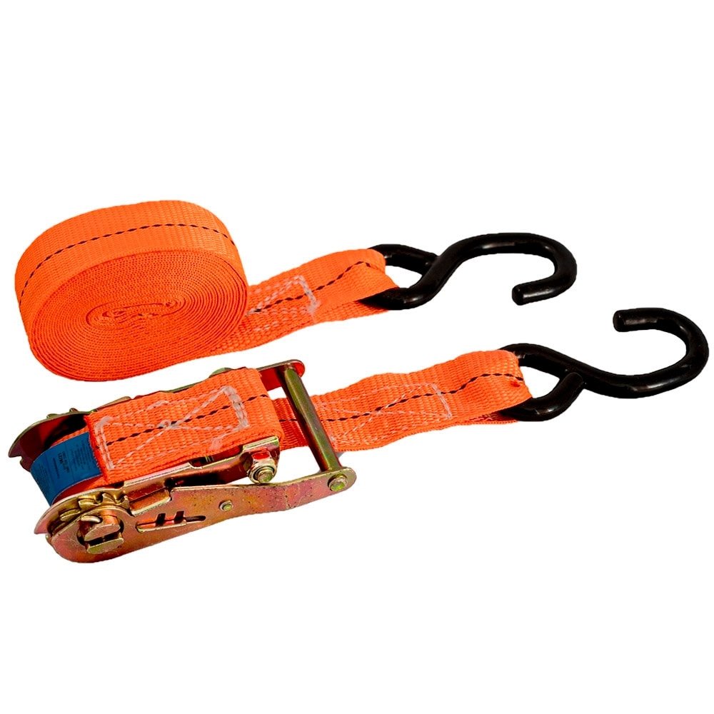 Cinta e Catraca Amarração Pratik Laranja 35mm 1T 4,6m com Gancho S Importado