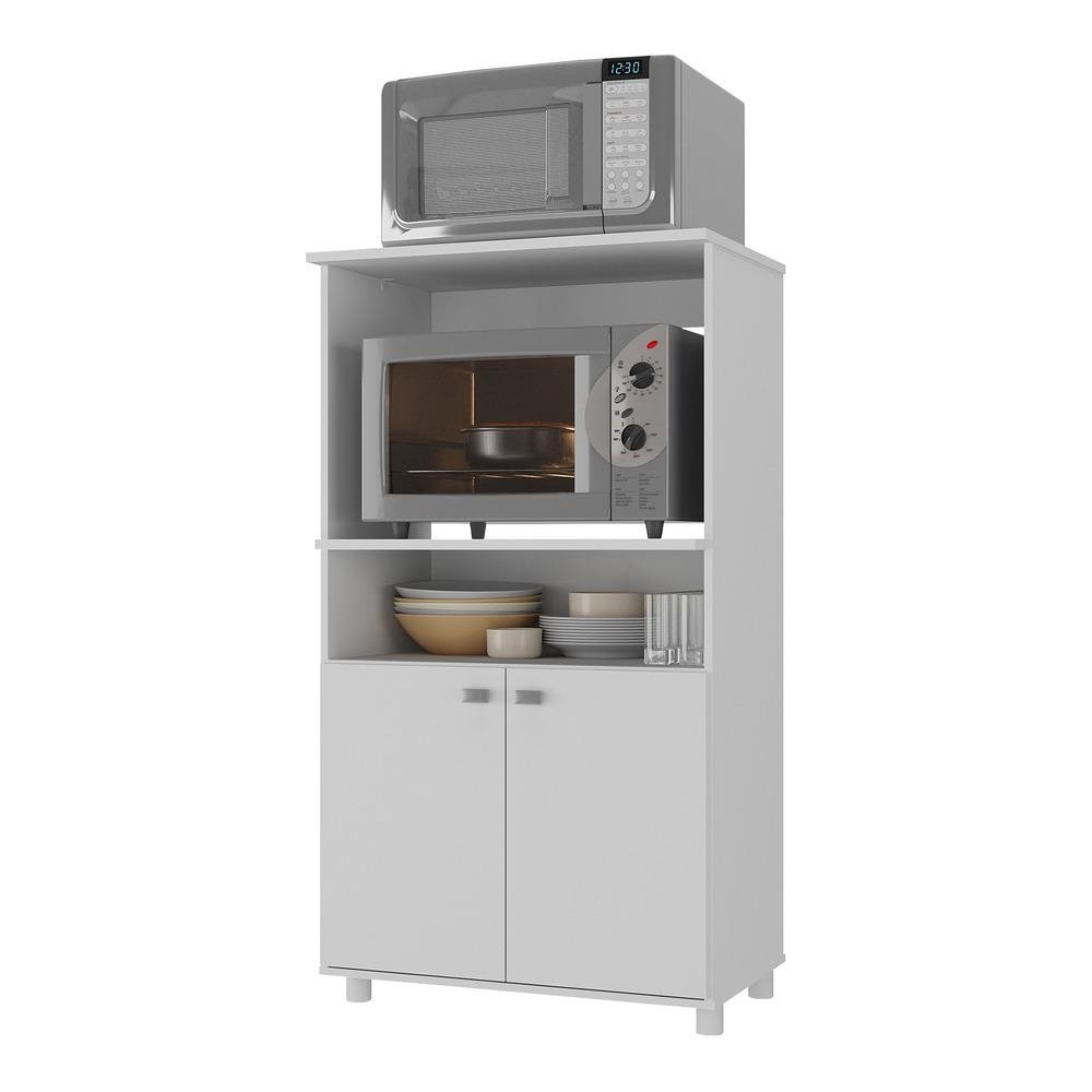 Armario Multimoveis Multiuso para Forno e Microondas Branco REF.6148G