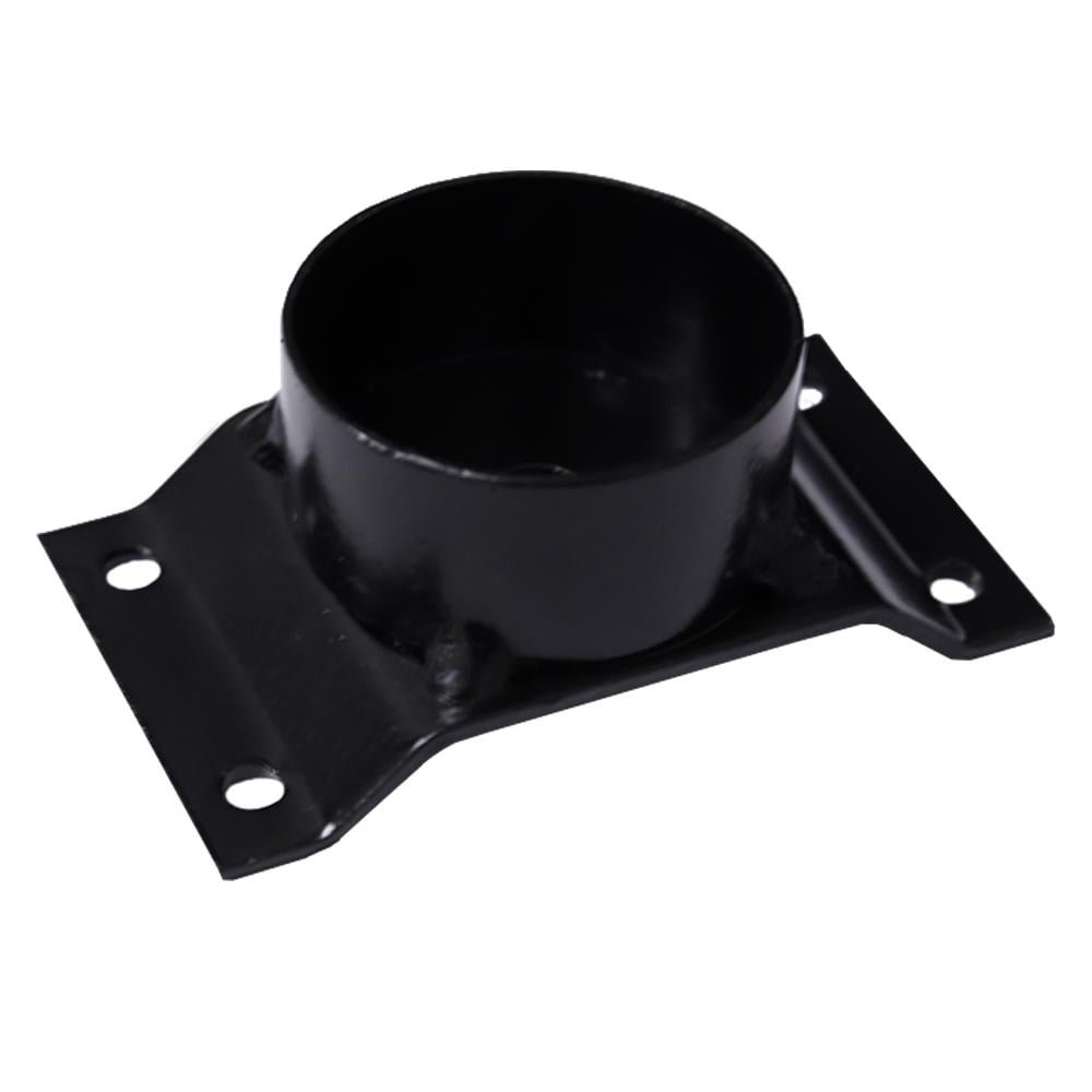 Chapinha Chapa Elevada com Tubo Fixação Pés Palito Rosca 5/16 Preto G59