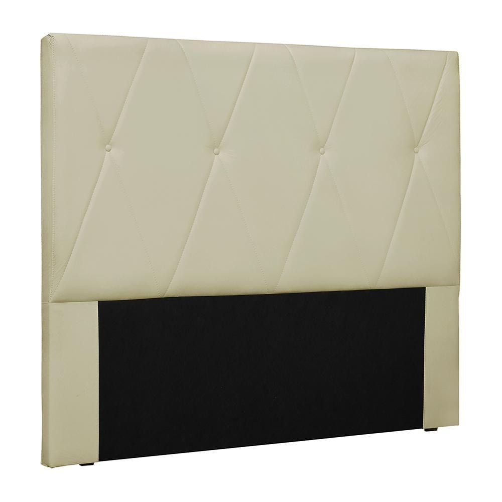 Cabeceira Decorativa 1,40M Yves PU Marfim G63 - Gran Belo