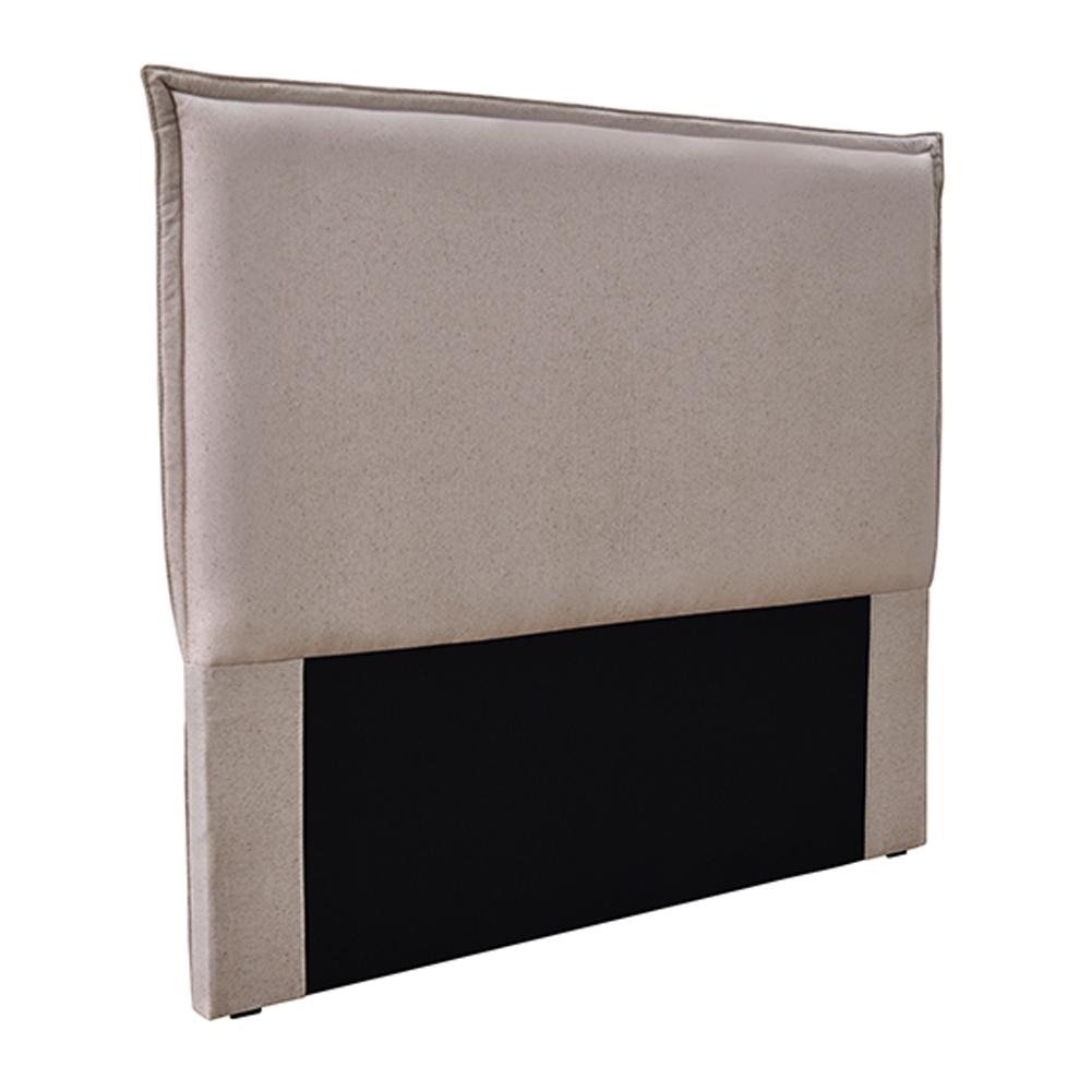 Cabeceira Decorativa Queen Size 1,60M Trento Linho Areia G63 - Gran Belo