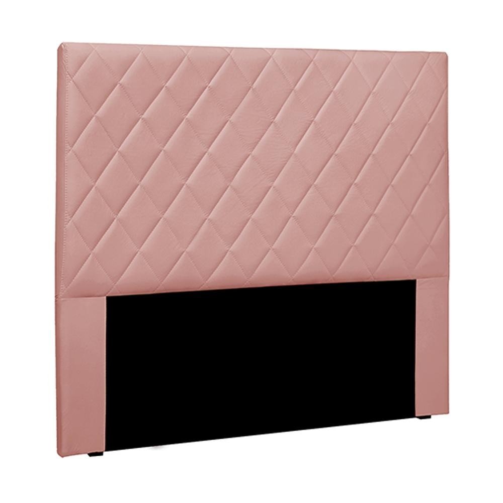 Cabeceira Decorativa 1,40M Baelon Veludo Rosa G63 - Gran Belo