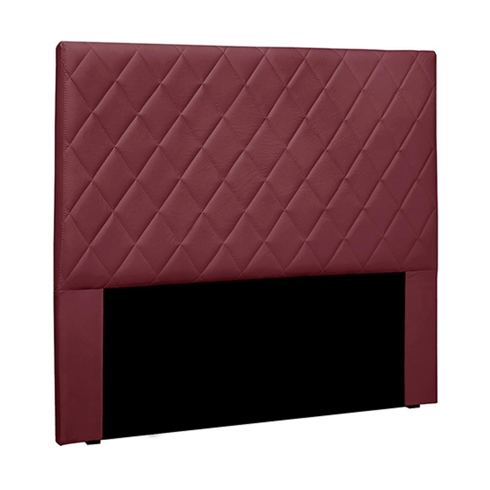 Cabeceira Decorativa 1,40M Baelon Veludo Vinho G63 - Gran Belo