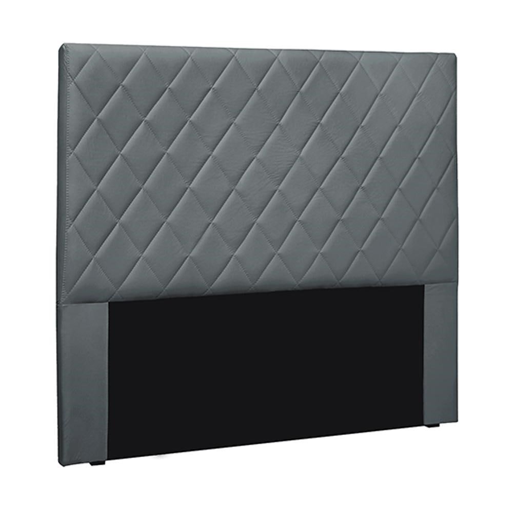 Cabeceira Decorativa 1,40M Baelon Veludo Cinza G63 - Gran Belo