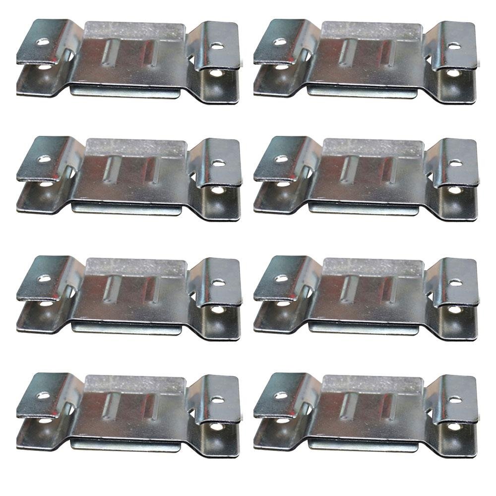 8 Pares de Conector de Encaixe para Moveis Sofa Cabeceira Painel Zincado G59