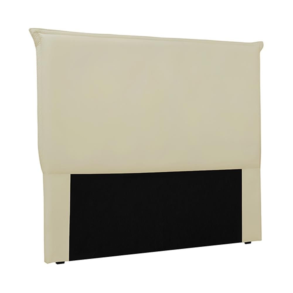Cabeceira Decorativa King Size 1,95M Trento Veludo Bege G63 - Gran Belo