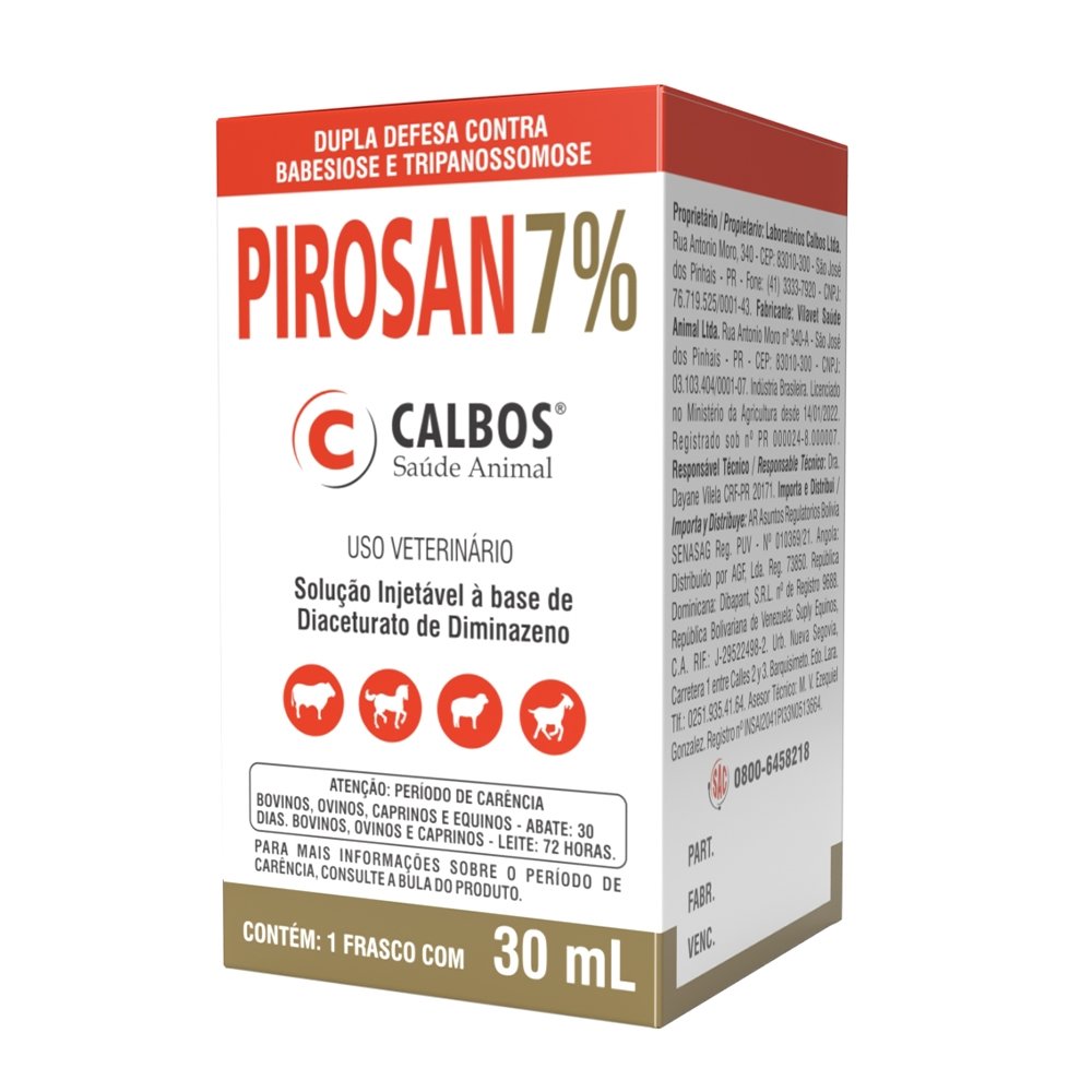 Pirosiban Injection Pirosan Calbos 30ml | eFácil