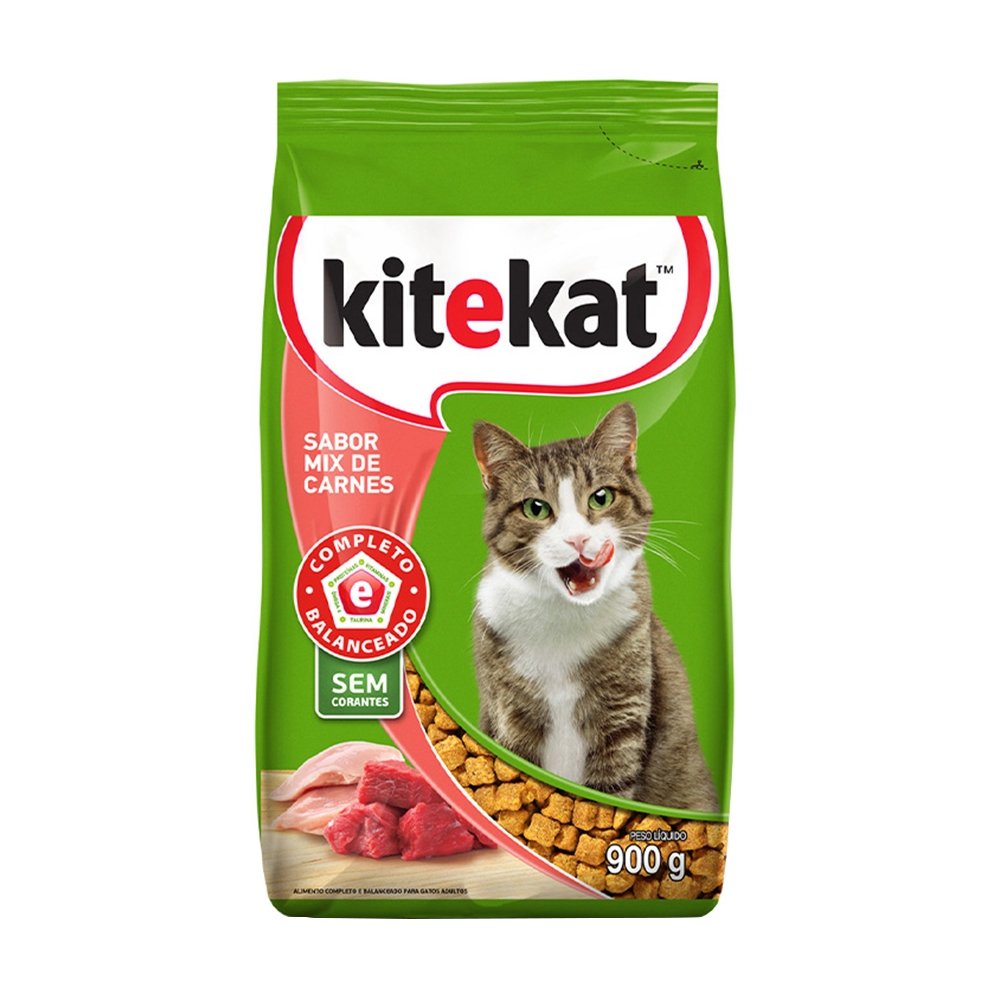 Ração Kitekat Mix de Carnes 900g
