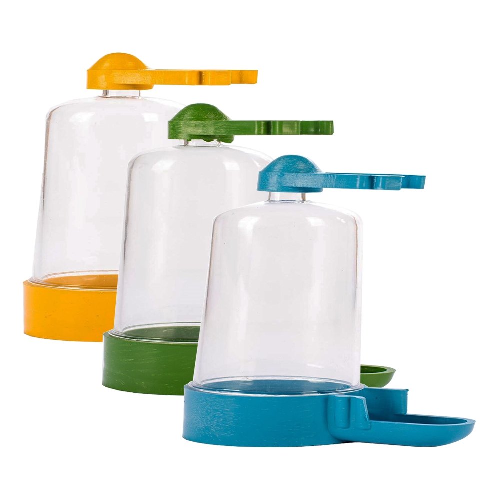 Bebedouro para Caçula Jel Plast Cores Mistas 60ml - Embalagem com 12 Unidades (SORTIDO)