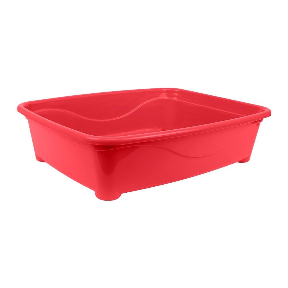 Bandeja Higiênica Furacão Pet para Gatos Classic Vermelha