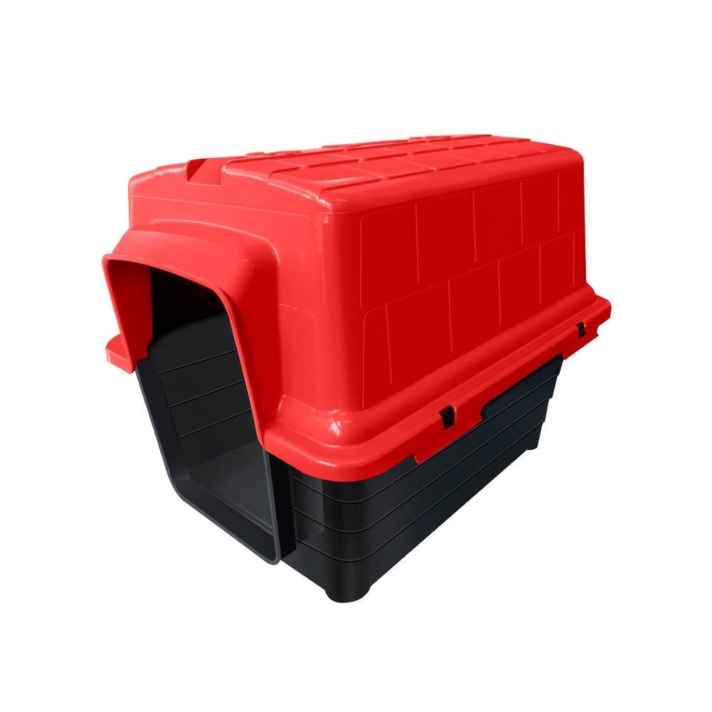 Casinha Plástica Furacão Pet N5 Vermelho