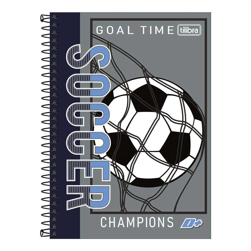 Caderno Espiral Tilibra 1/4 Capa Dura Mais+ 96 Folhas - Embalagem com 4 Unidades (Sortidos)