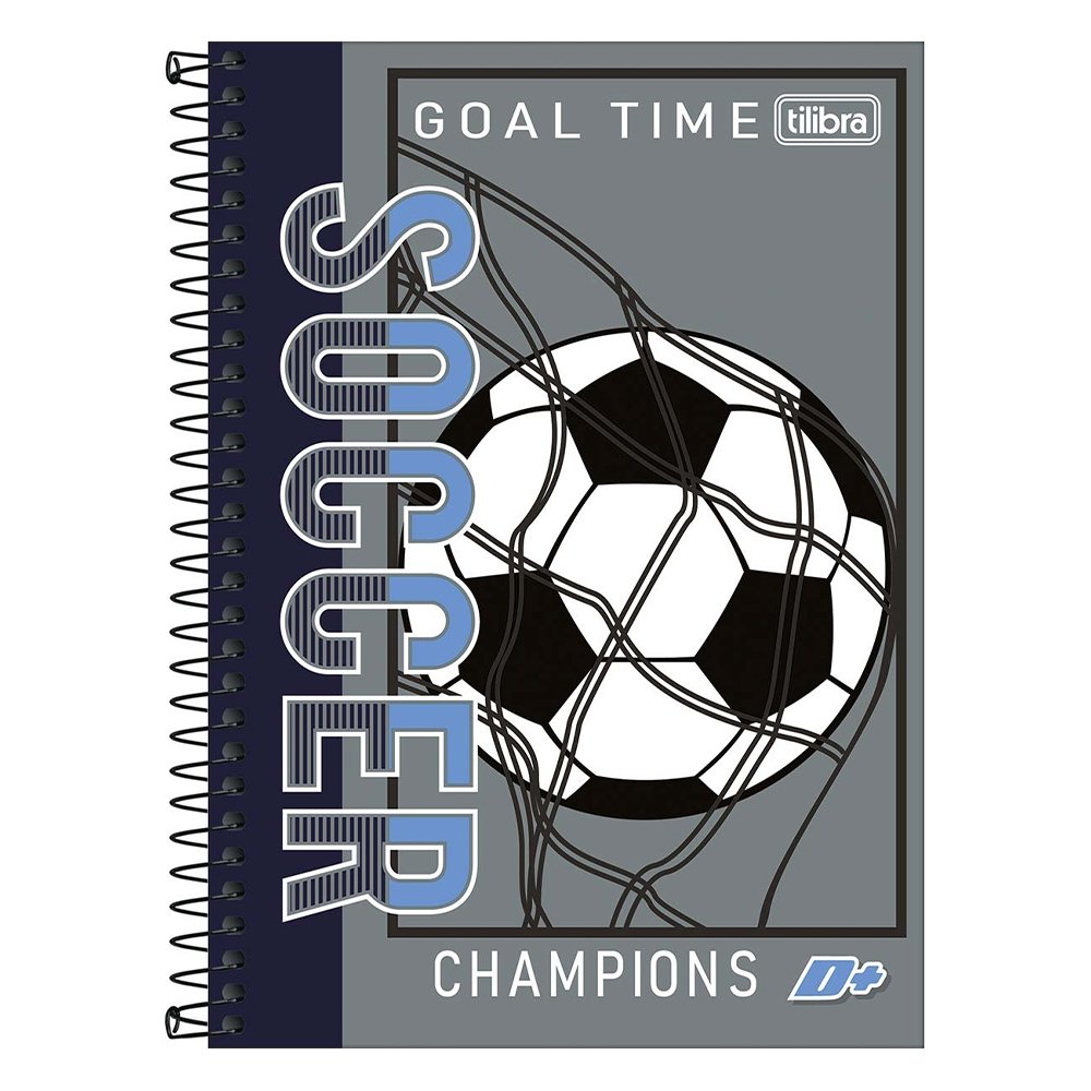 Caderno Espiral Tilibra 1/4 Capa Dura D+ 200 Folhas - Embalagem com 4 Unidades (Sortidos)