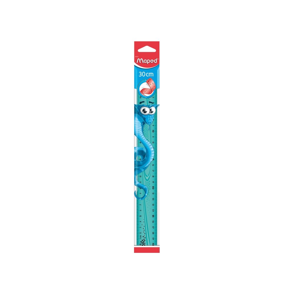 Régua Maped Twist N Flex Pulse 30cm - Embalagem com 20 Unidades