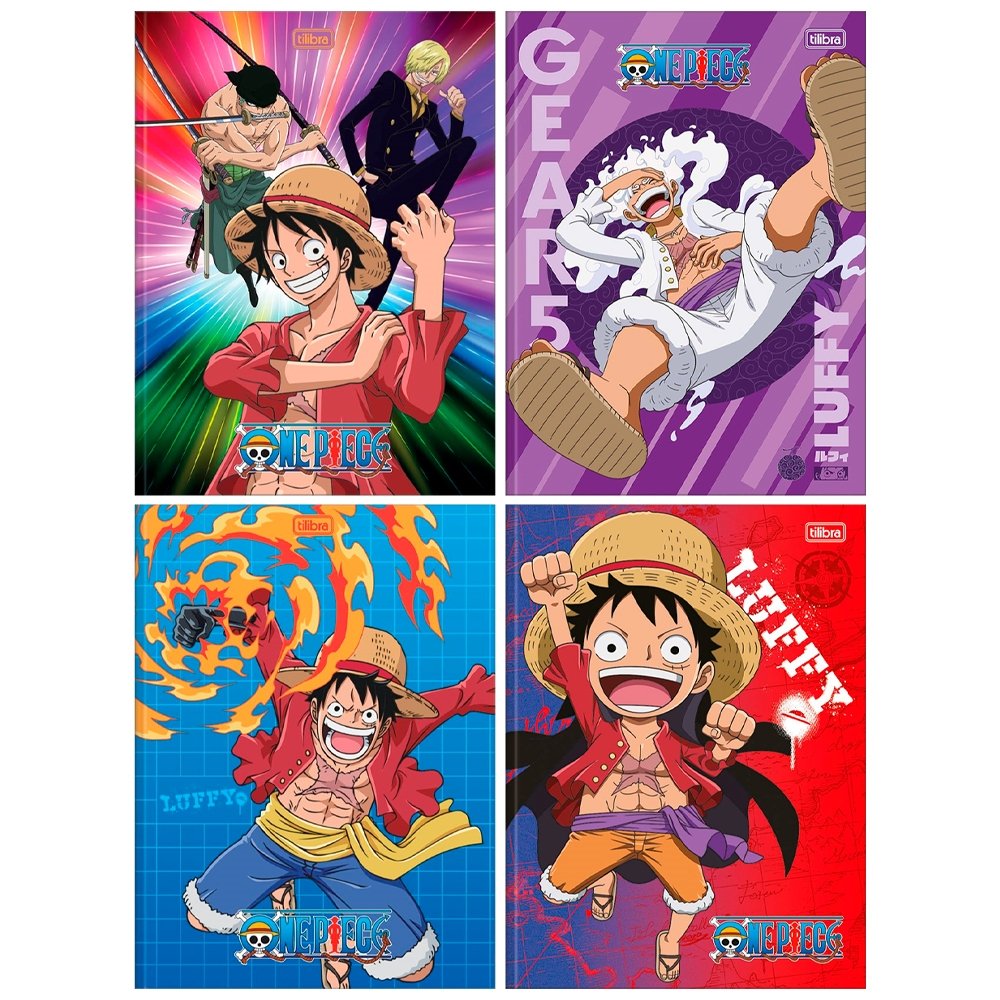 Caderno Costurado Tilibra Universitário Capa Dura One Piece 80 Folhas - Embalagem com 5 Unidades