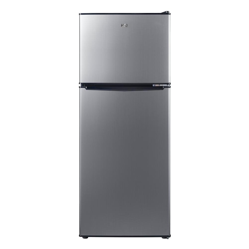 Geladeira Refrigerador Compacto HQ Defrost 140 Litros Preto/Inox HQ-140RDF 220V