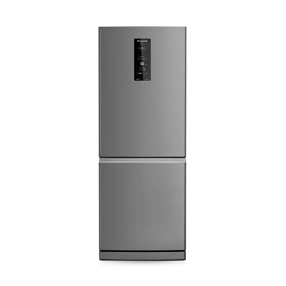 Geladeira Panasonic Frost Free Inverse 460 Litros A+++ Aco Escovado BB64PV1XB 220V