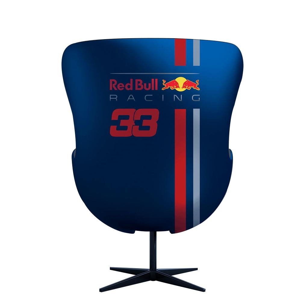 Poltrona Decorativa Egg Chair RB N 33 c/Regulagem de Altura Azul/Preto G53 - Gran Belo