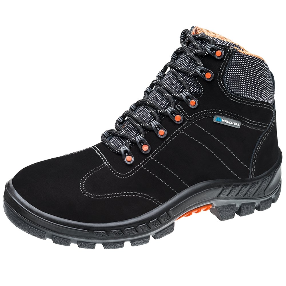 Botina de Segurança Marluvas Nubuck Premier 75BPR29MSP-BP Preto