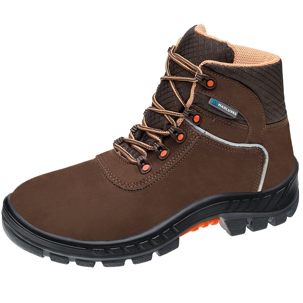 Botina de Segurança Marluvas Nubuck Premier 75BPR29MSMC-BP Marrom