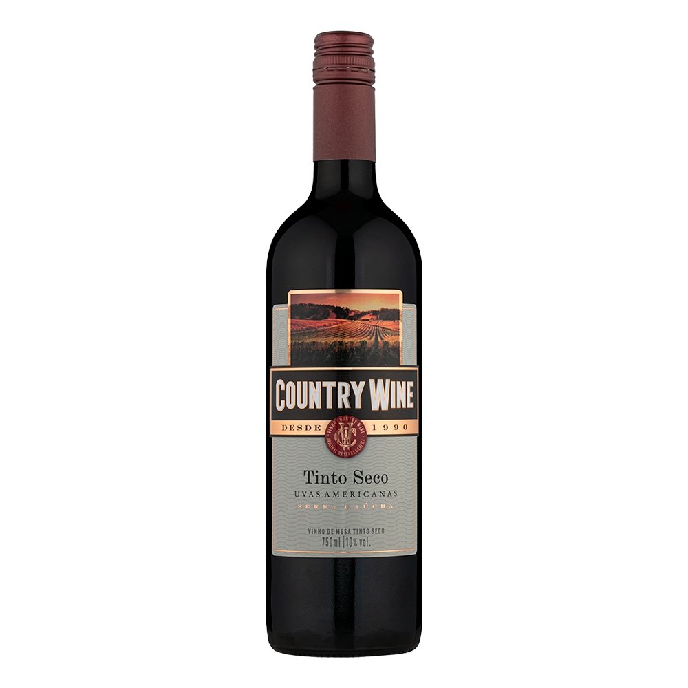 Vinho Country Wine Tinto Seco 750ml