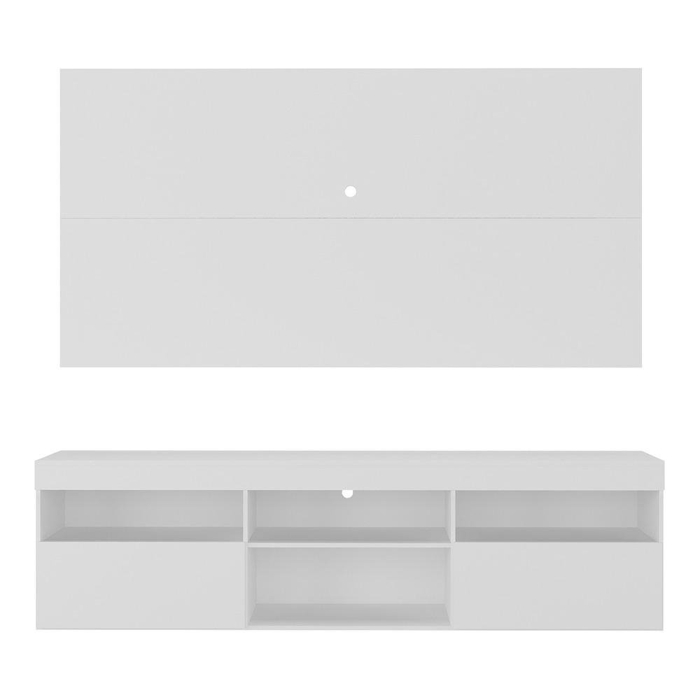 Rack com Painel TV 65" Holanda Multimoveis BR3059 Branco