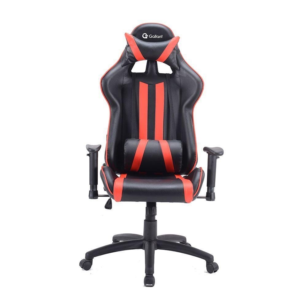 Cadeira Gamer Pro Reclinável Base Giratória Gallant Preto/Vermelho