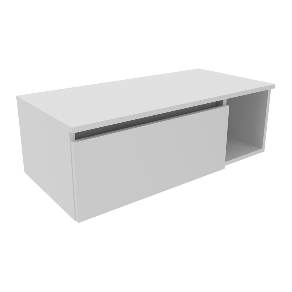 Gabinete Banheiro Suspenso 80cm Multimoveis CR10081 Branco