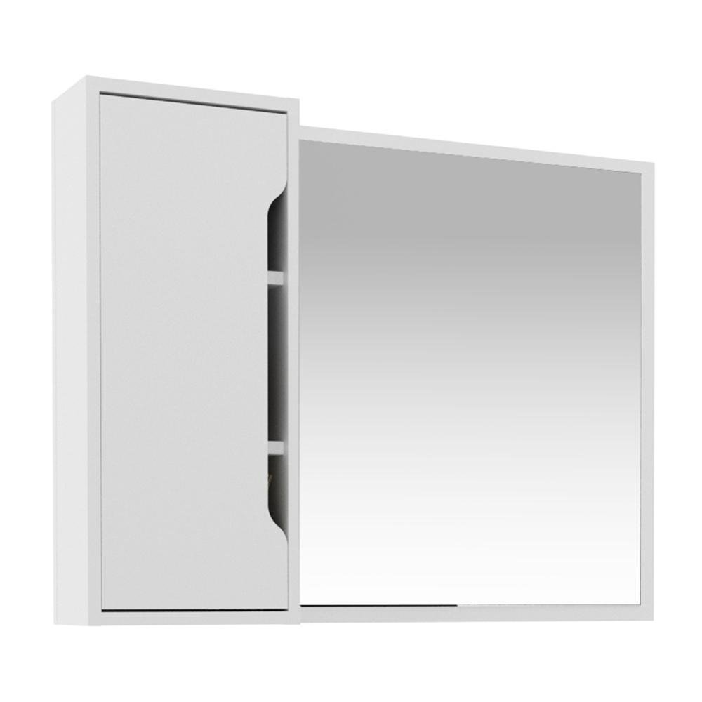 Espelheira Banheiro Flex 80cm 1 Porta Multimoveis CR10116