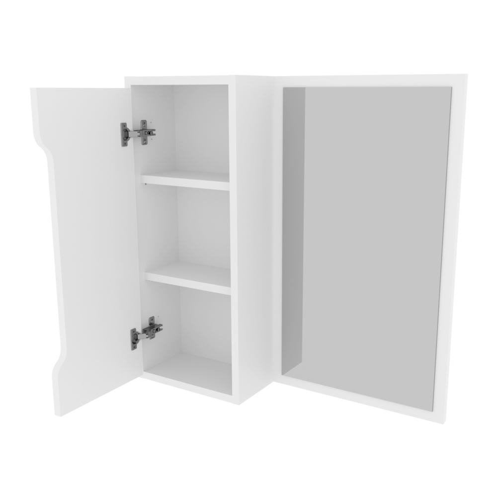 Espelheira para Banheiro 60cm 1 Porta Multimoveis CR10117